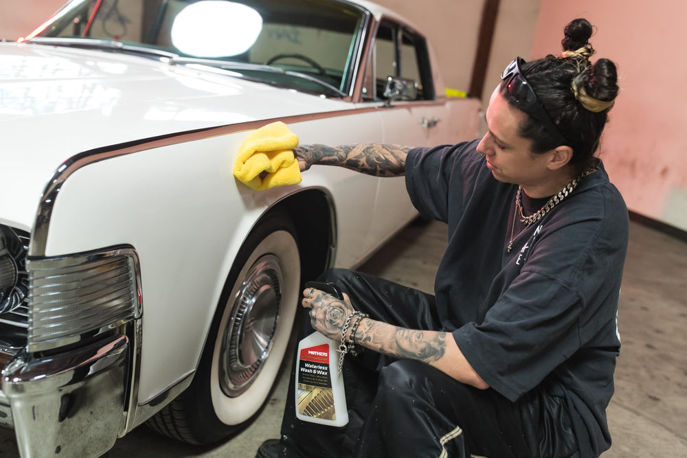 Mothers California Gold Waterless Wash & Wax ideal for water restrictions and quick detailing
