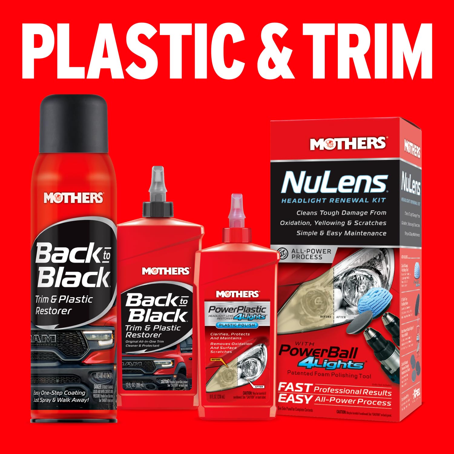 Mothers NuLens soft-flex backing plate ensures uniform results.