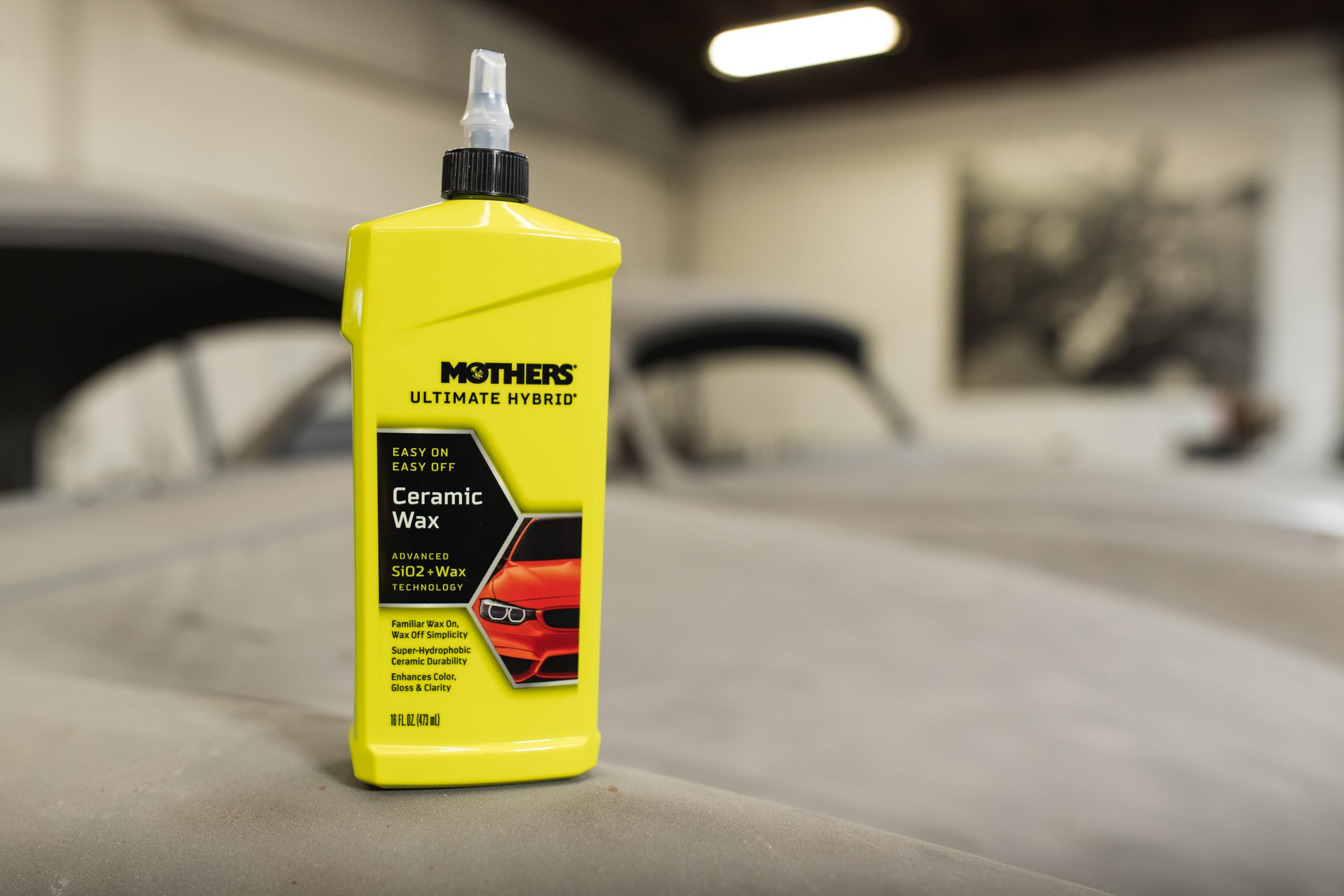 Mothers wax finish on vehicle showcases enhanced color and gloss.