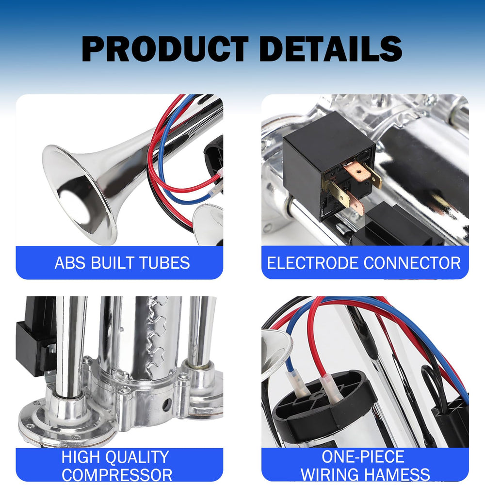 Motiilanco air horn compressor unit compact and durable
