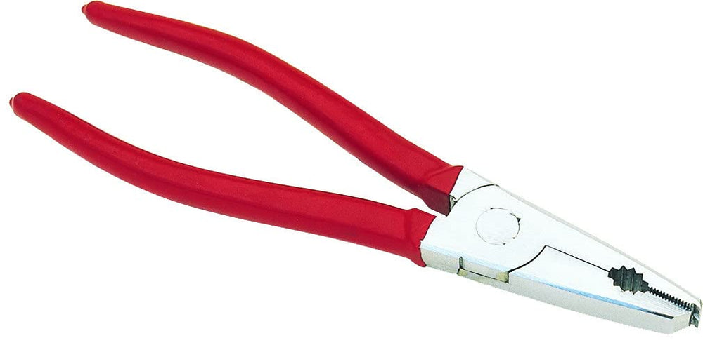Motion Pro master-link-clip-plier demonstrates quick clip installation for motorcycle chains.