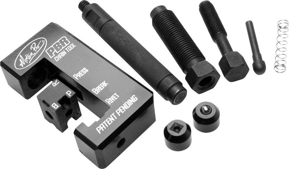 Motion Pro PBR Chain Breaker Tool front view for precise bike maintenance.