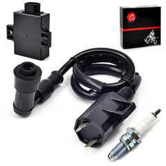 MOTO1988 Bayou ignition kit for Kawasaki Bayou 220 with coil and CDI enhances ignition reliability