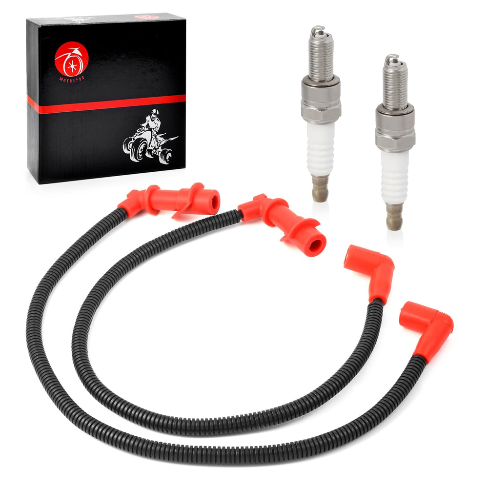 MOTO1988 brand-new packaging for spark plug kit and caps.