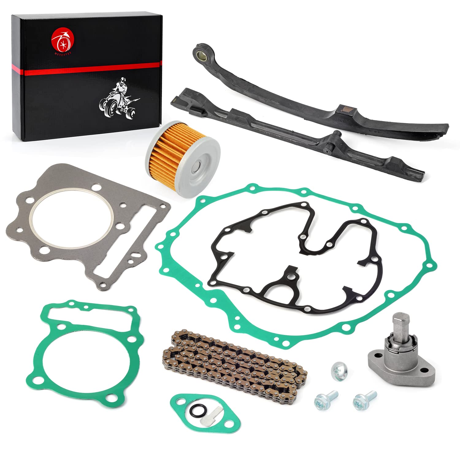 MOTO1988 Cam timing kit pack prepared for DIY maintenance.