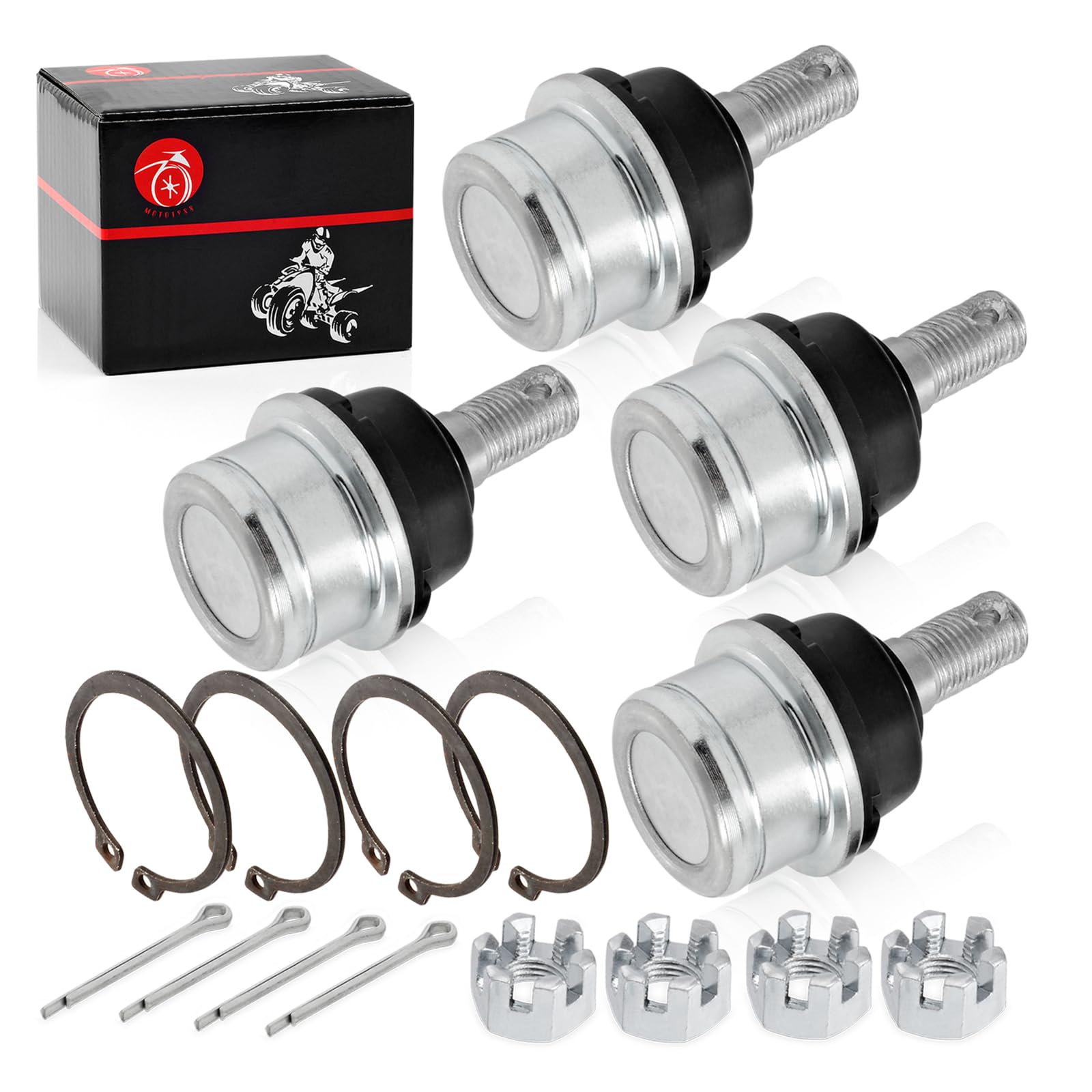 MOTO1988 Big Bear 400 front joint supports durable, responsive suspension.