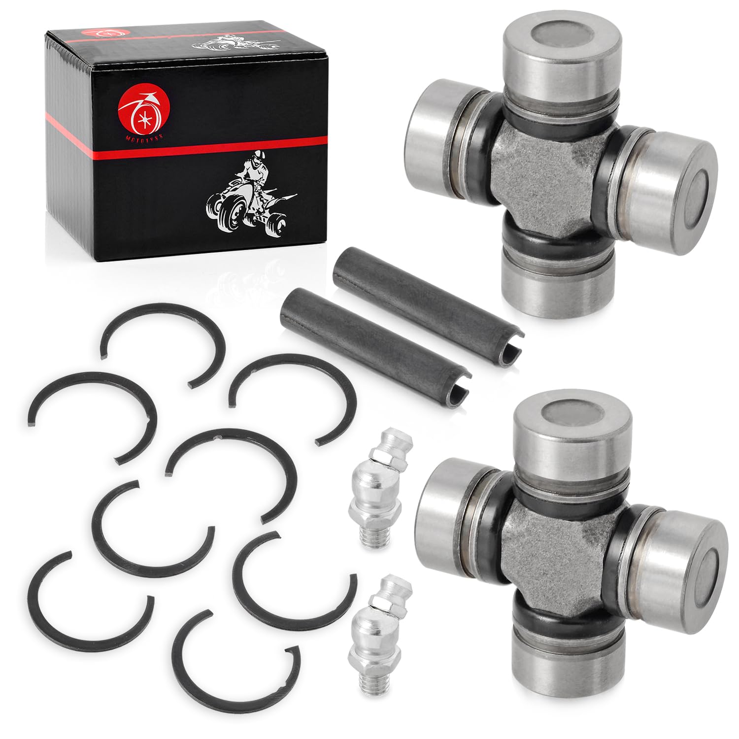 MOTO1988 front-rear driveshaft U-joint kit for Polaris UTVs enhances compatibility and maintenance.