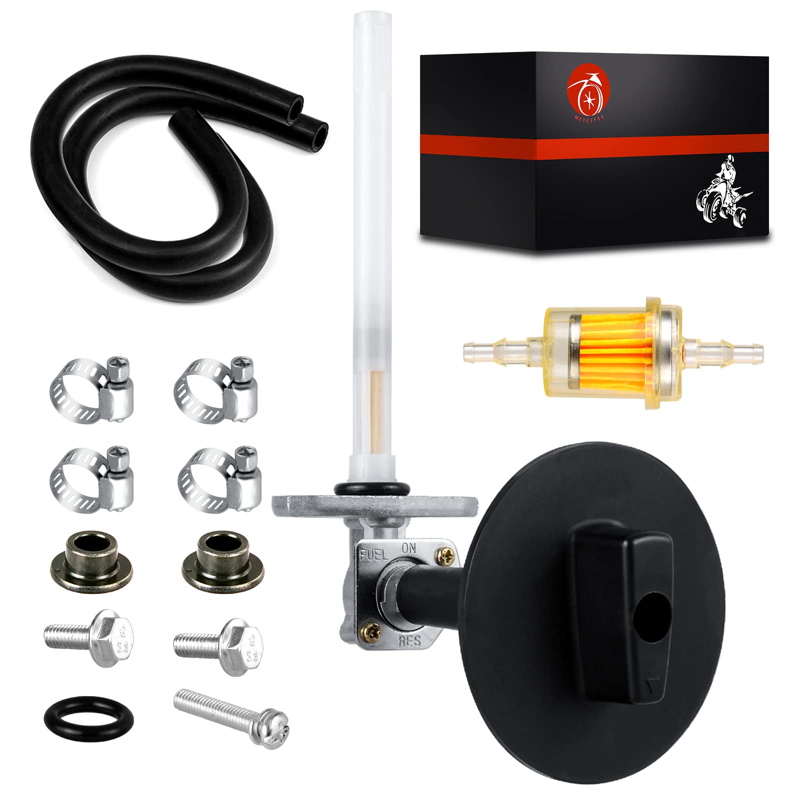 MOTO1988 fuel valve petcock for Honda Recon 250 enables reliable fuel control