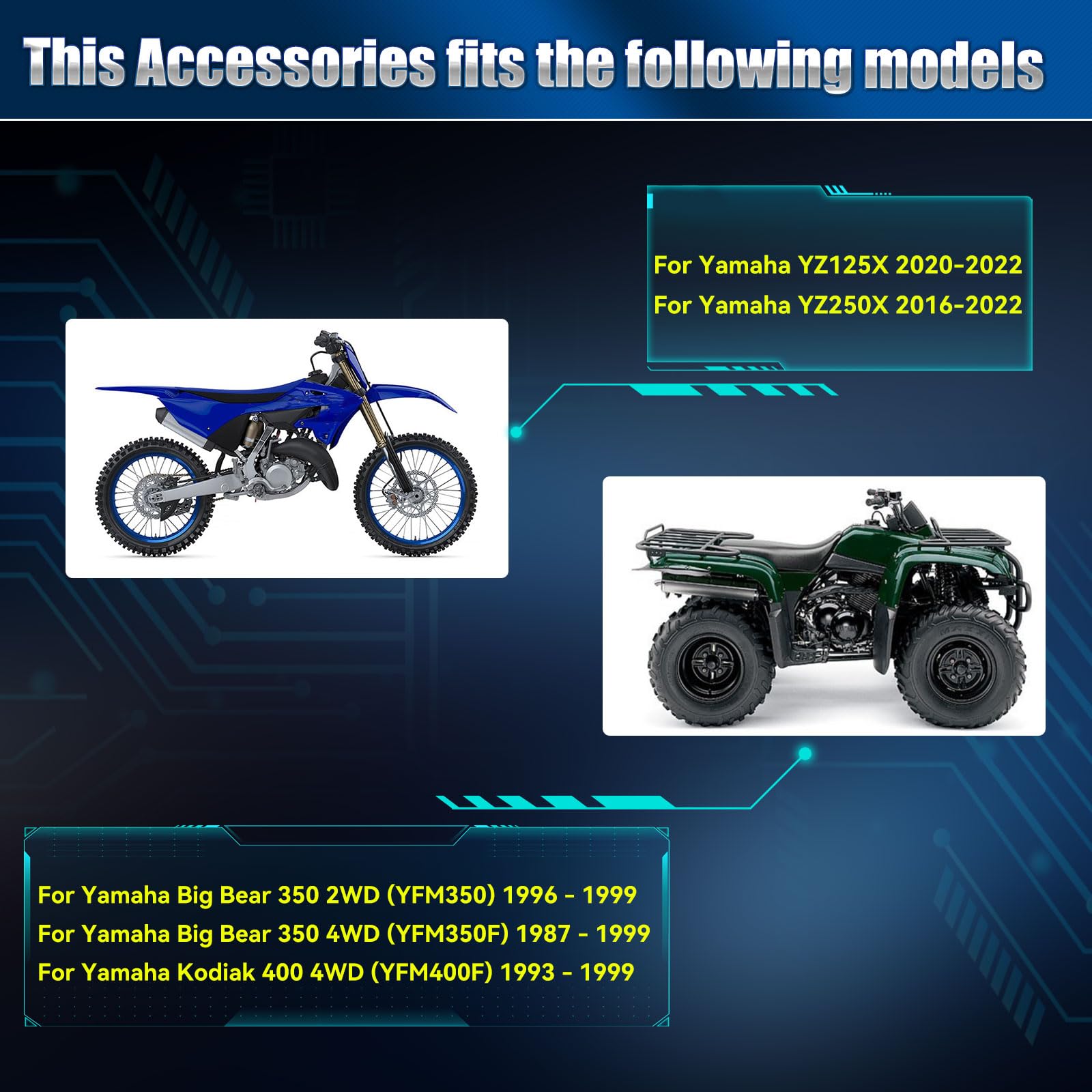 MOTO1988 package contents image showing 1x Petcock Kit for quick replacement