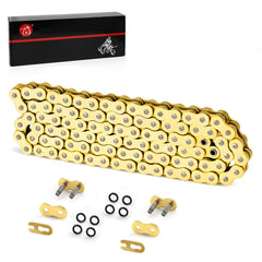 Moto1988 chain gold drive side view for improved engagement