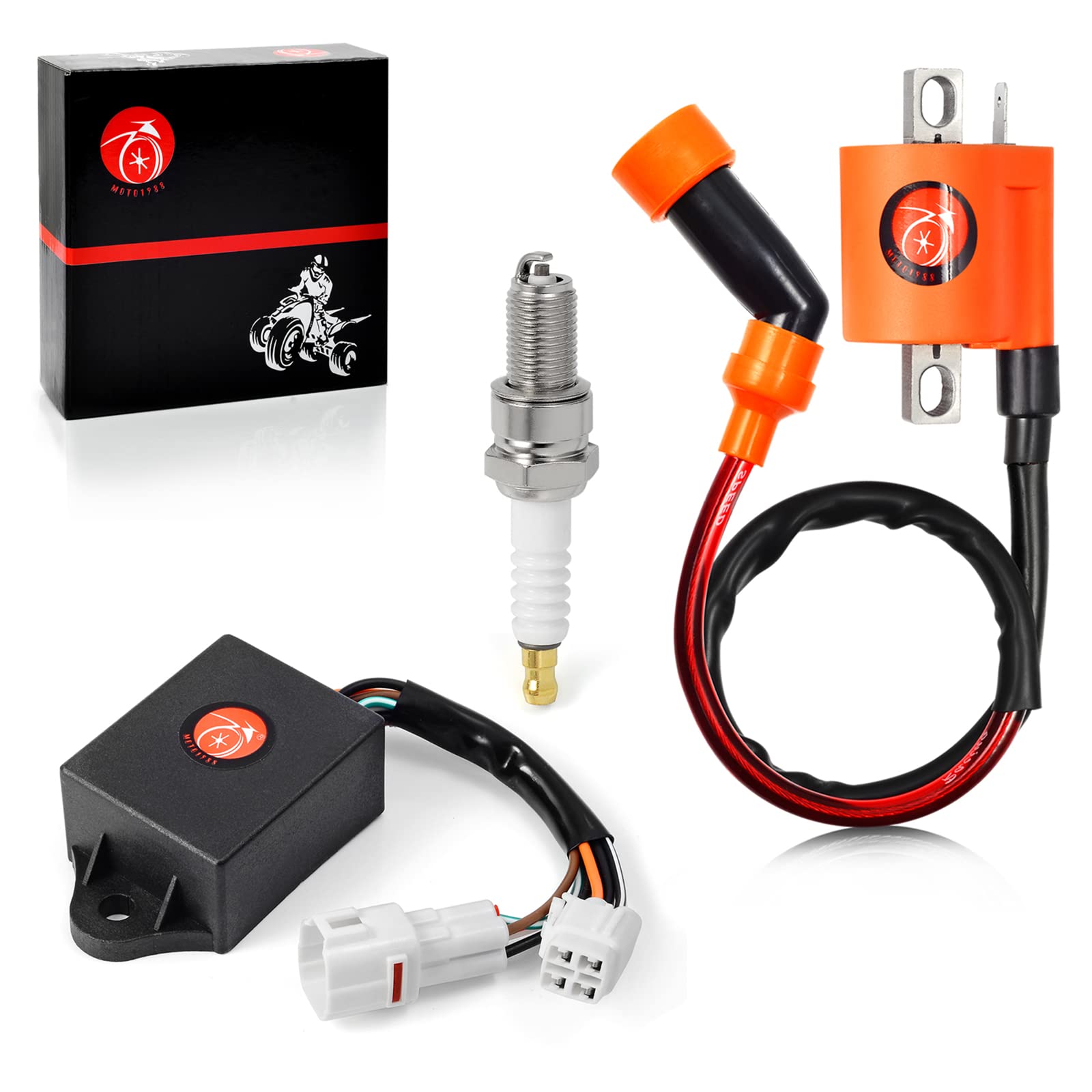 MOTO1988 igniter CDI box for Yamaha Timberwolf – reliable ignition timing.