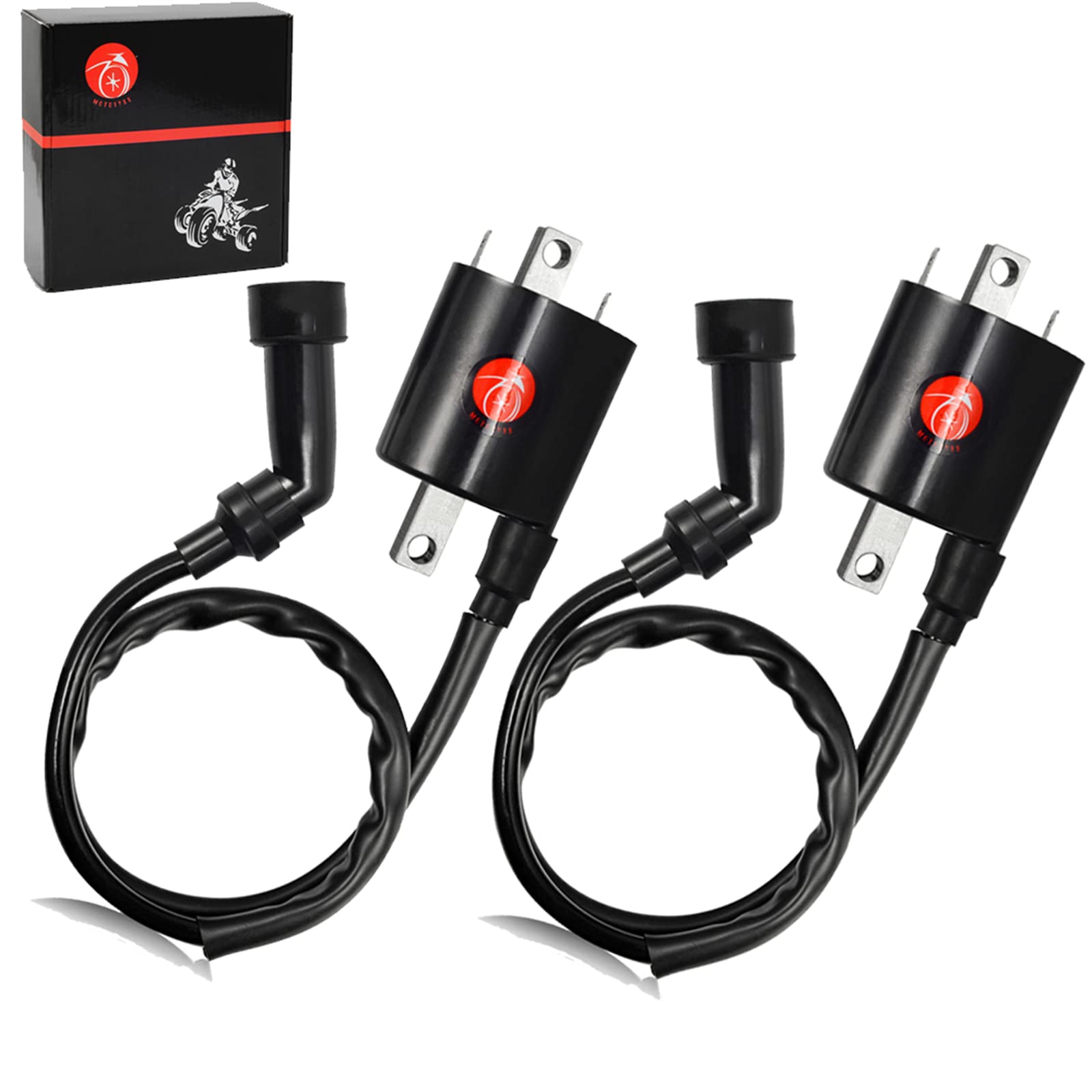 MOTO1988 ignition coil pair installed on Yamaha V Star 1100 for reliable spark