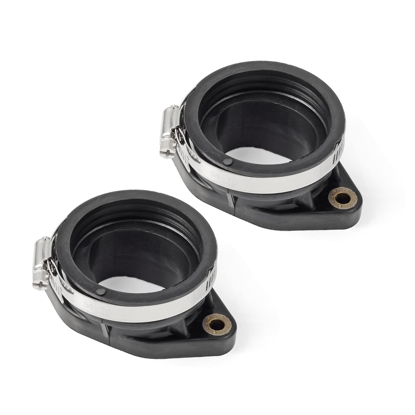 MOTO1988 intake manifold boot packaging image, ready-to-install with two boots included