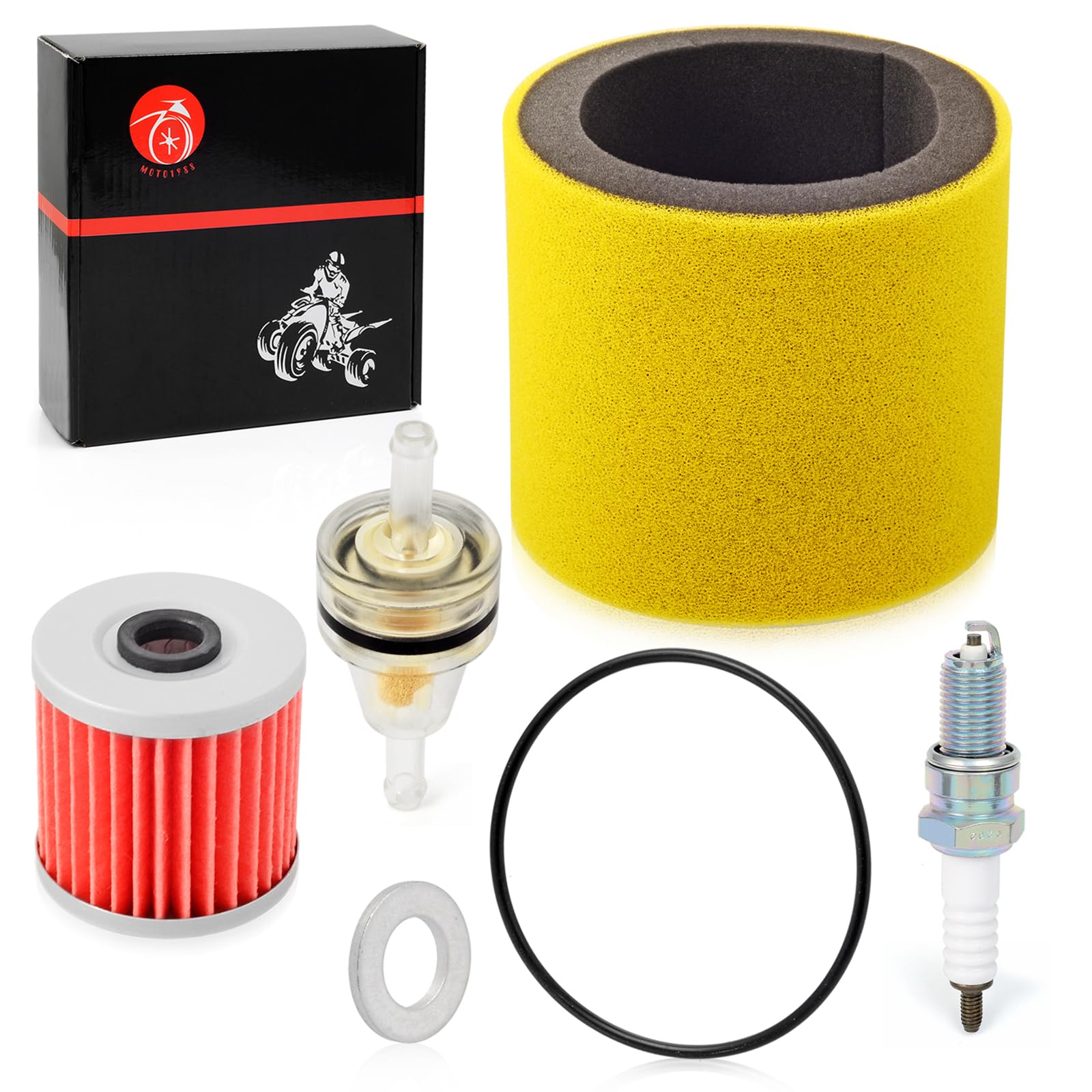 MOTO1988 air filter foam for Kawasaki Bayou keeps intake clean and steady airflow.