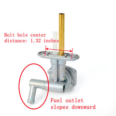 MOTO1988 knob lever fuel valve for Kawasaki Prairie 360 offers quick manual control