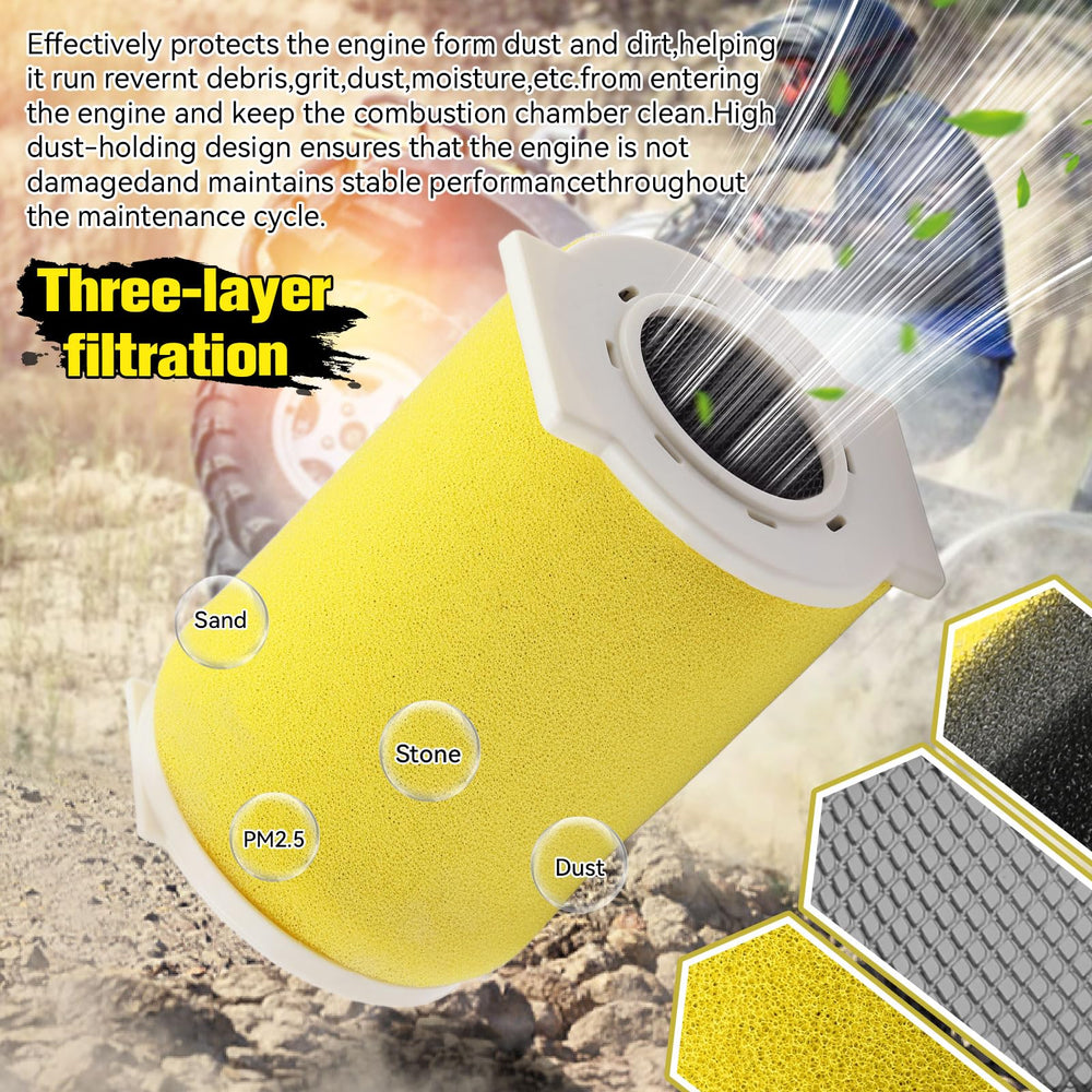 MOTO1988 Moto-4 250 air filter guide end cap kit improves airflow in Yamaha ATV.