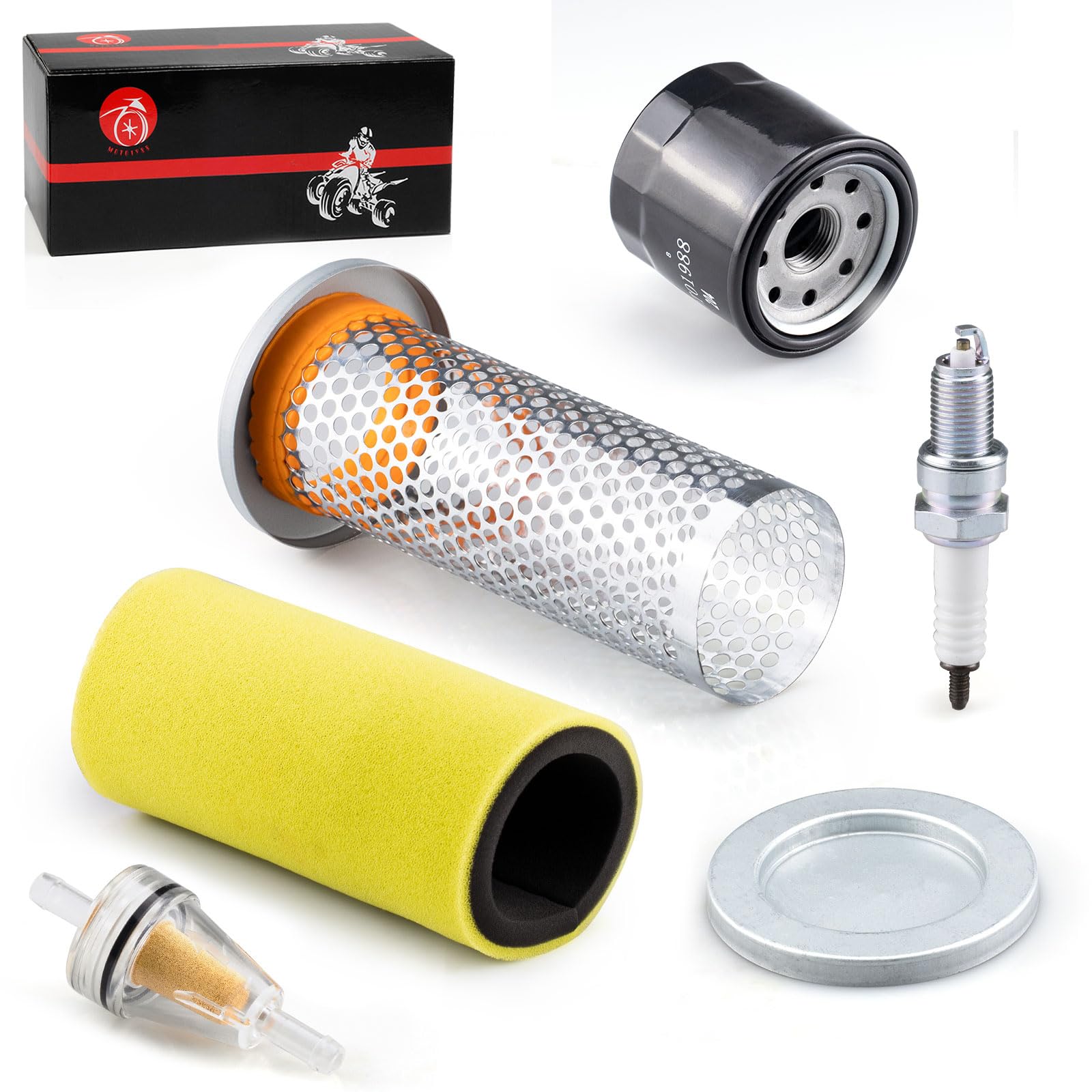MOTO1988 oil filter pack supports engine protection and easy maintenance.