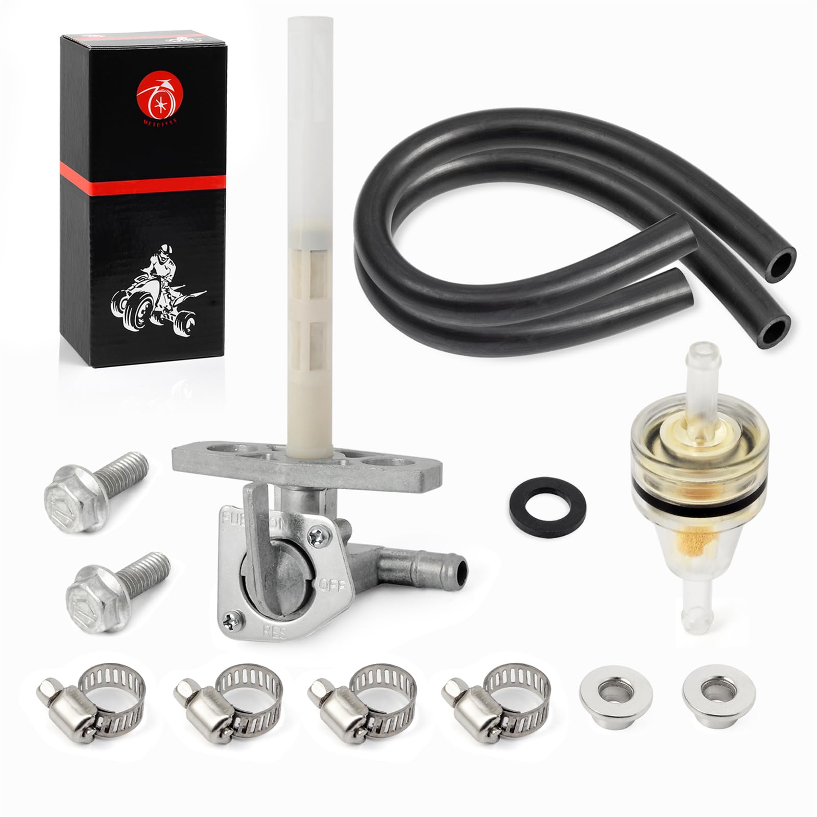 MOTO1988 oil pipes, clamps, and filter pack for reliable fuel flow
