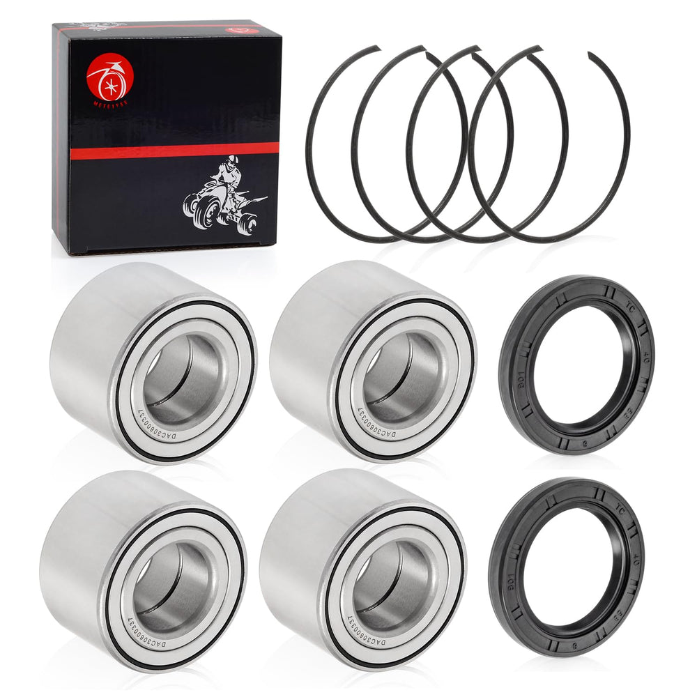 MOTO1988 package contents with bearings, circlips, and seals for easy install