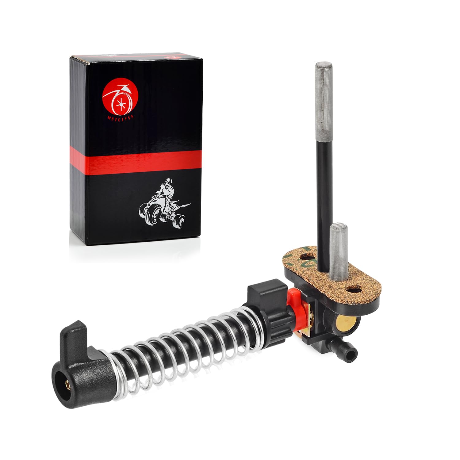 MOTO1988 Polaris fuel valve petcock right exit, reliable fuel control for ATVs