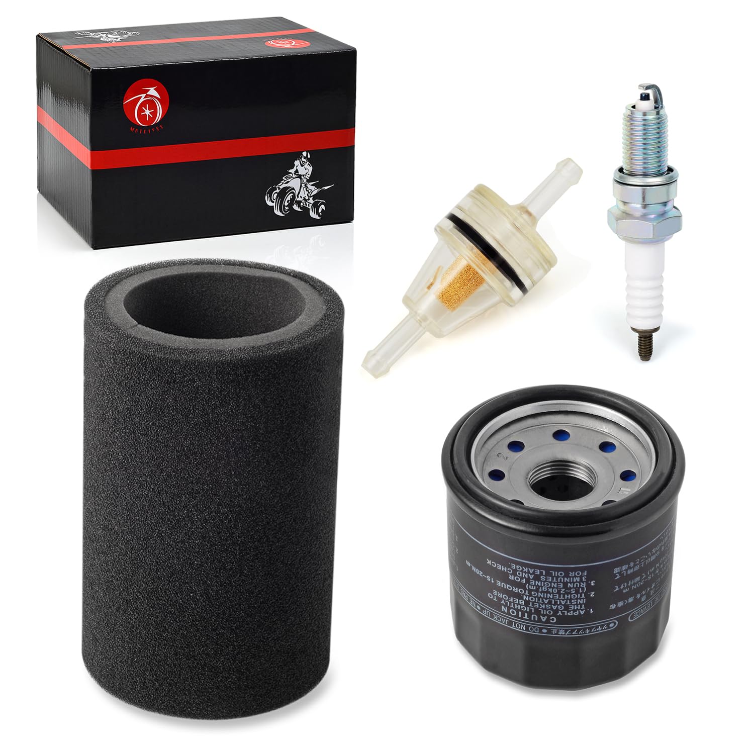 MOTO1988 spark plug for Yamaha models enables reliable ignition and easier starts.