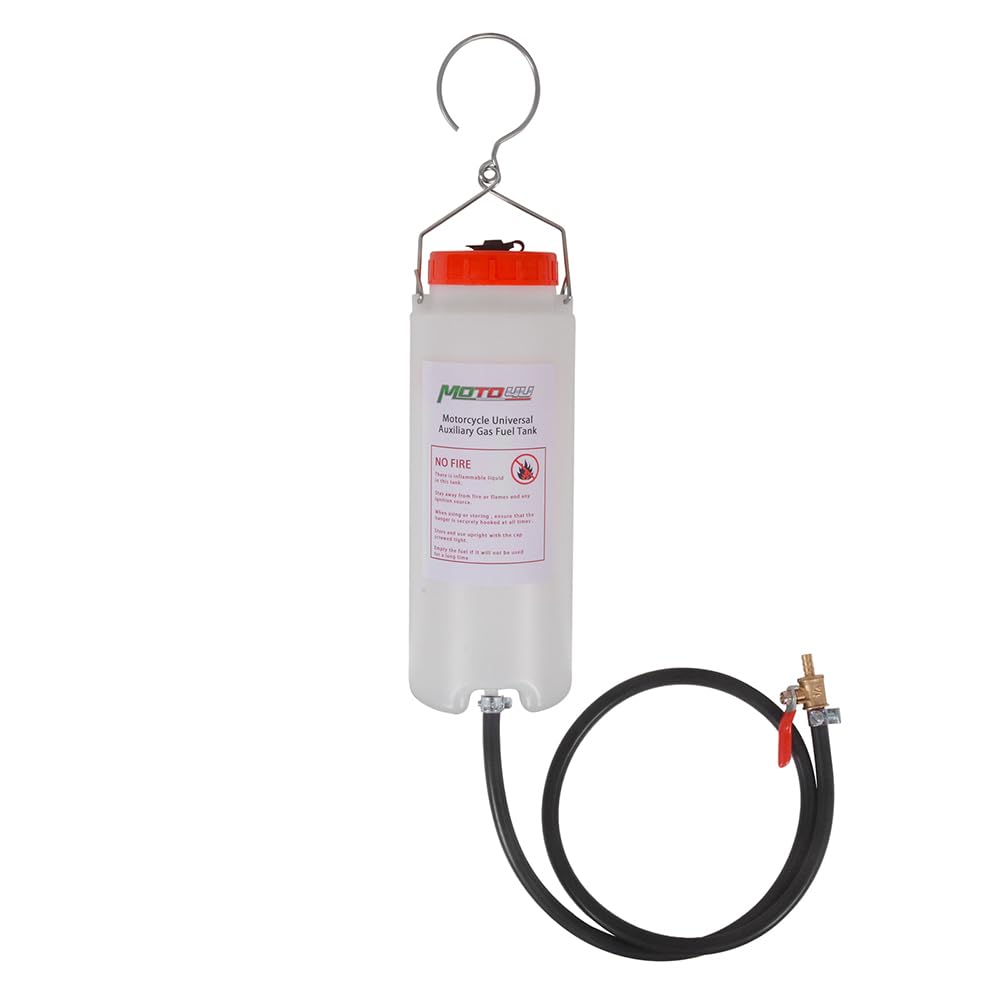 MOTO4U auxiliary fuel tank cut-off valve enables controlled flow during maintenance.