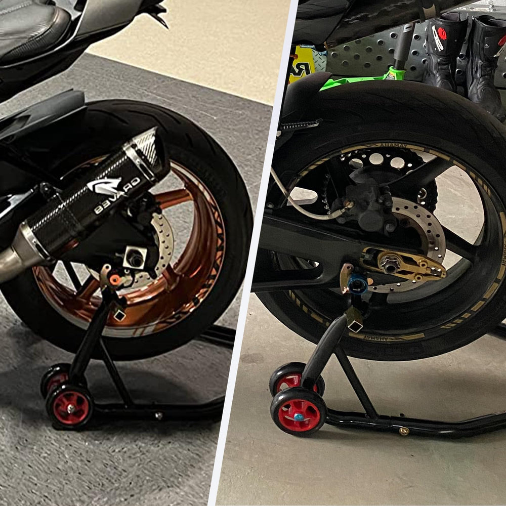 MOTO4U durable iron construction offers longevity for frequent maintenance tasks