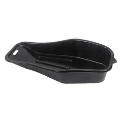 MOTO4U oil drain pan top view shows compact 2L tray for tidy oil collection.