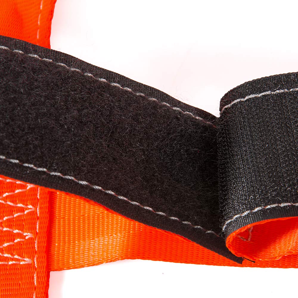 MOTO4U protective fleece sleeve protects bike finishes from wear during tying.