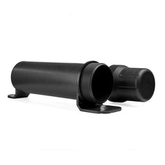 MOTO4U tool tube cap close-up shows a snug waterproof seal for gear.