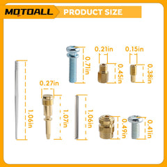 MOTOALL Banshee internal parts image highlights rebuild-ready diaphragms and gaskets.
