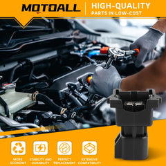 MOTOALL EV1 to EV6 adapter close-up highlights durable connectors
