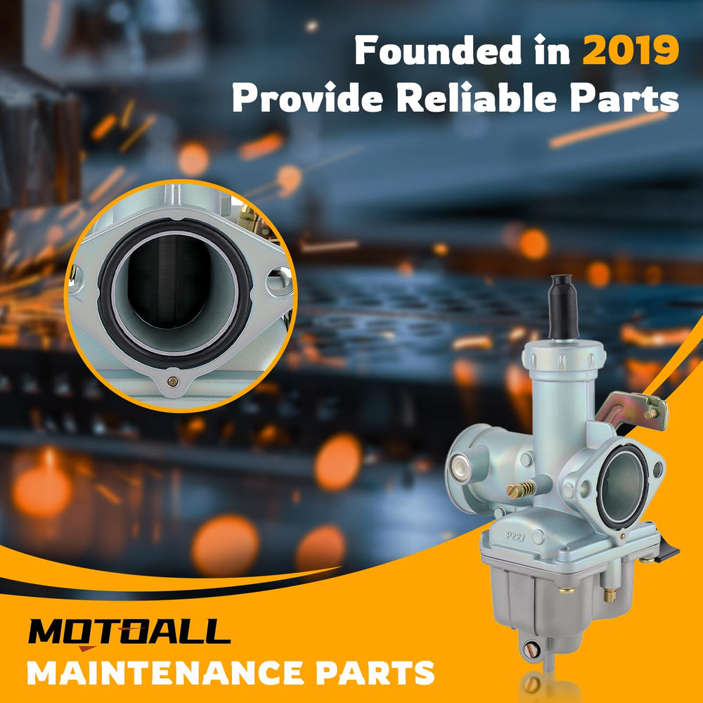 MOTOALL PZ27 carburetor installation steps guide quick assembly.