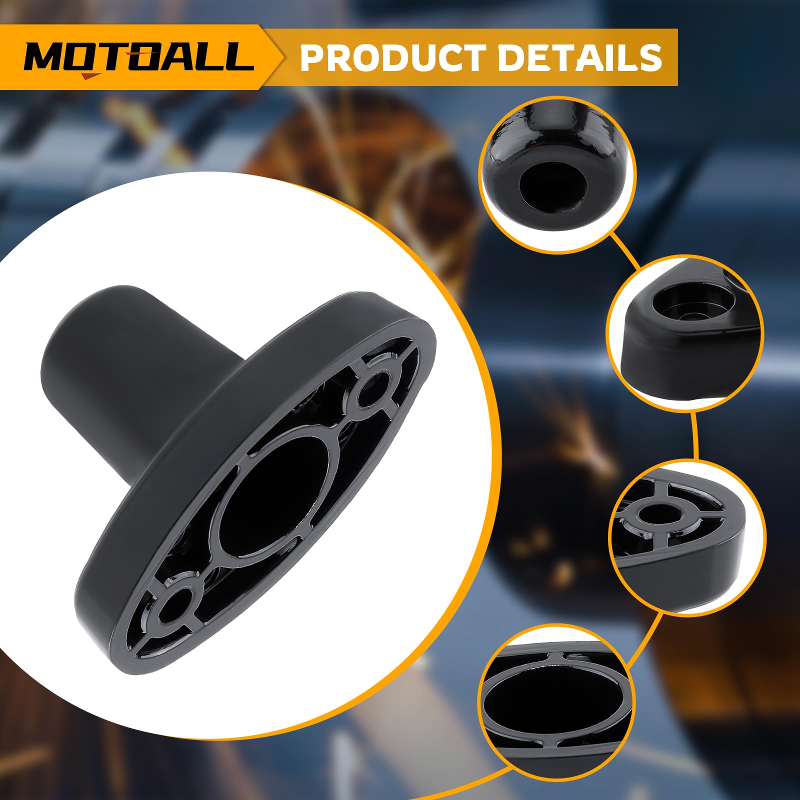 MOTOALL spring included for smooth operation of the sun visor assembly.
