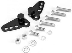 Motobiker lowering kit front view highlights sturdy steel construction