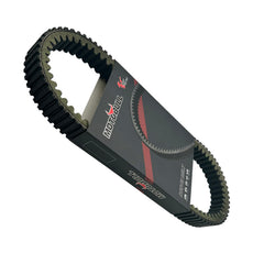 MOTOBULL 3211169 drive belt close-up shows heat-dissipating rubber blend for Polaris Ranger.