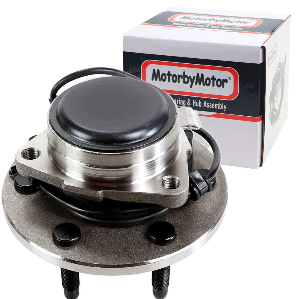 MotorbyMotor 515054 front wheel bearing hub assembly with 6 lugs for stability.