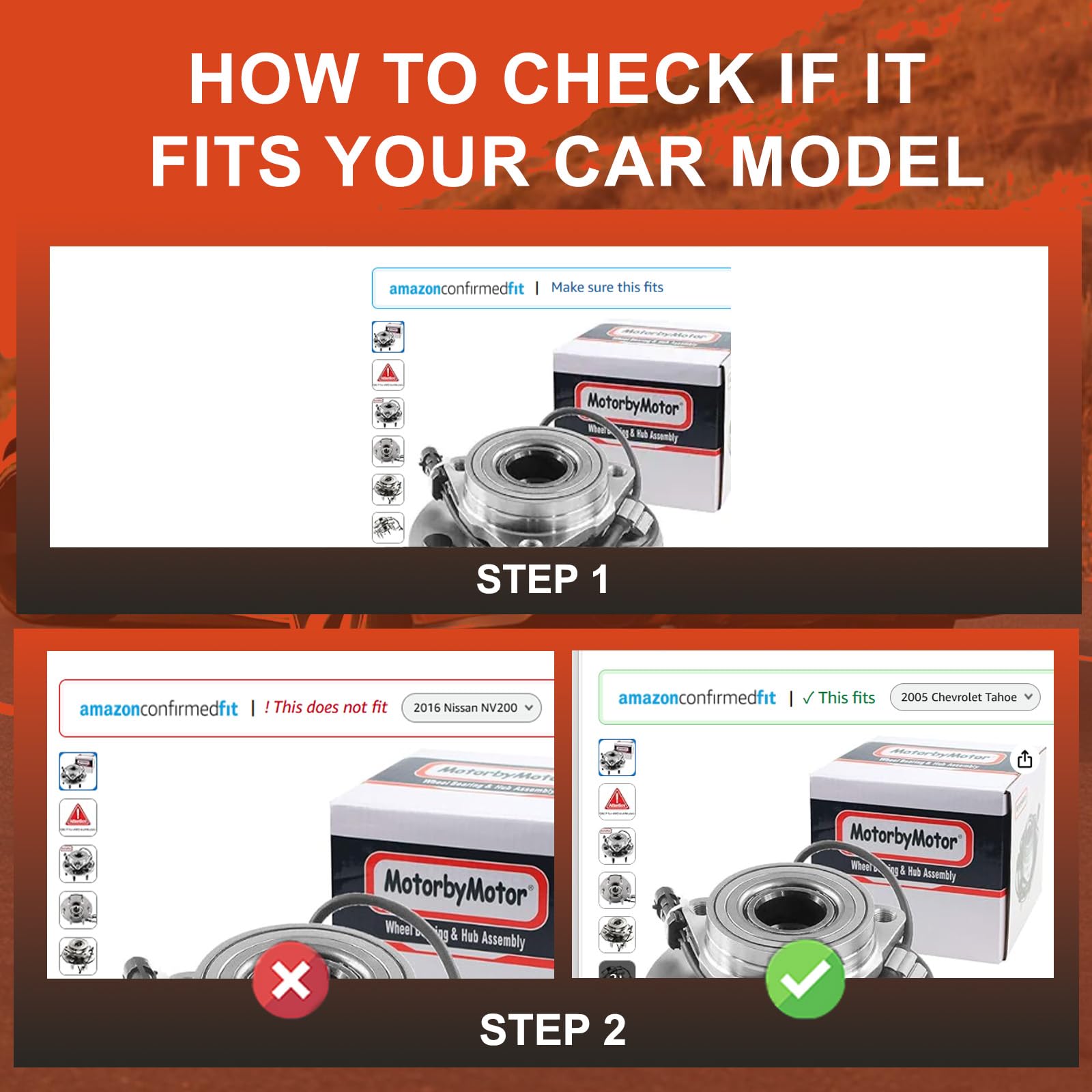 MotorbyMotor Chevrolet Suburban hub highlighting sturdy construction