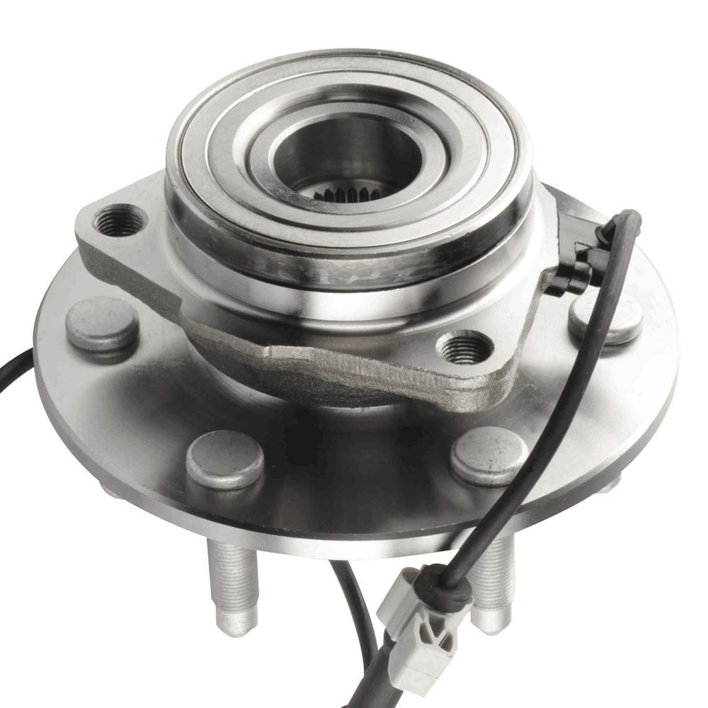 MotorbyMotor front wheel hub assembly with ABS sensor wiring detail for braking compatibility