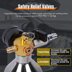 MOTOCOCHE spray head seals openings to prevent backflow during flushing.