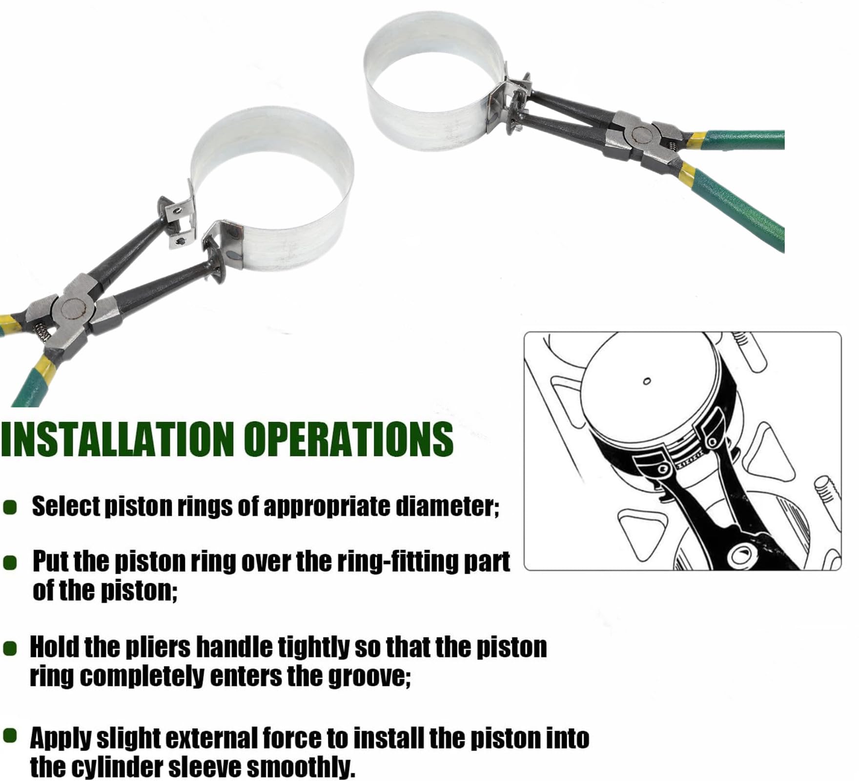 MOTOCOCHE precision piston rings 62-145mm enable versatile engine compatibility.