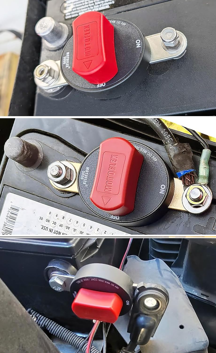 MOTOFLEX corrosion-resistant terminals ensure reliable connections in harsh marine environments.