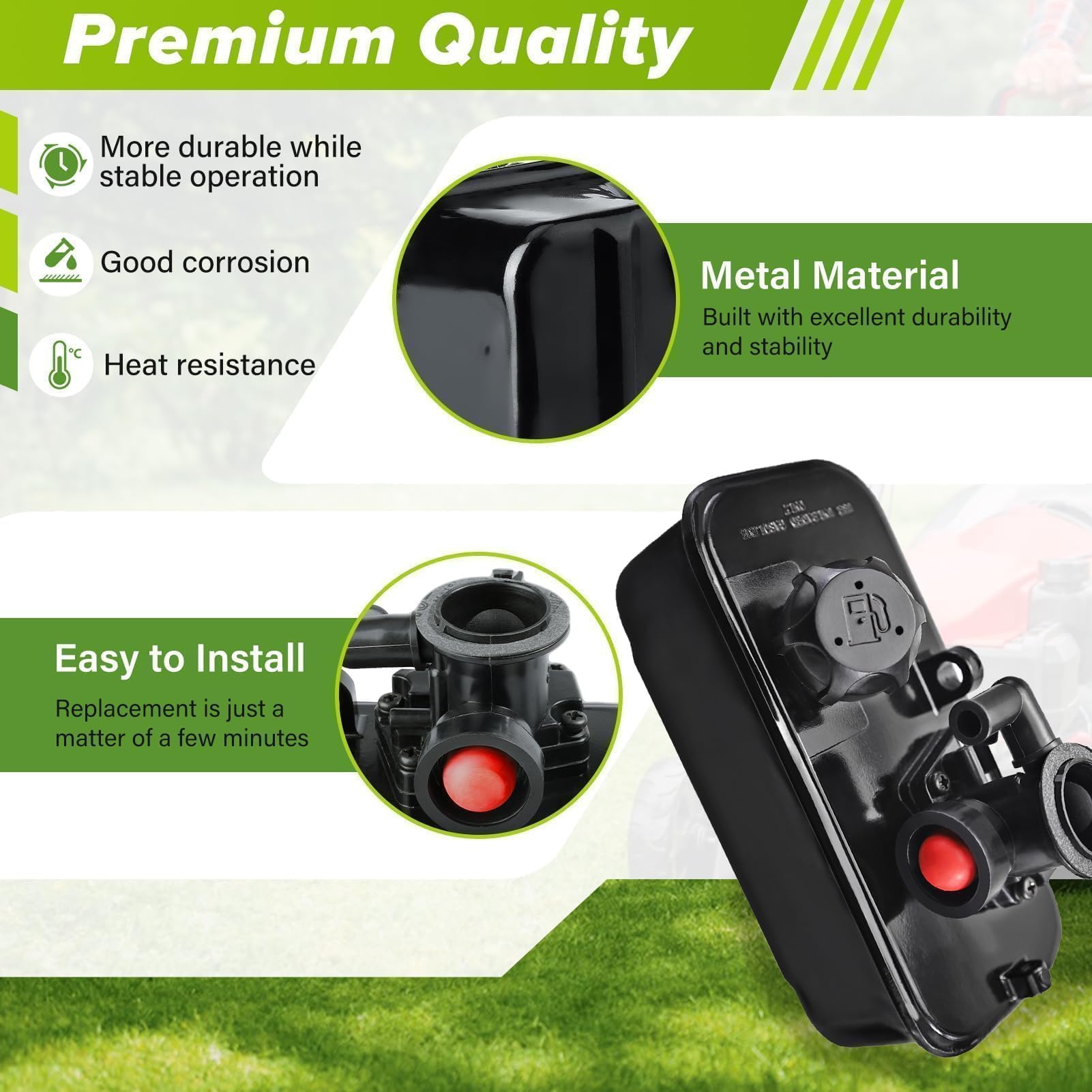 Motofoal primer bulbs boost starting reliability and quick priming.