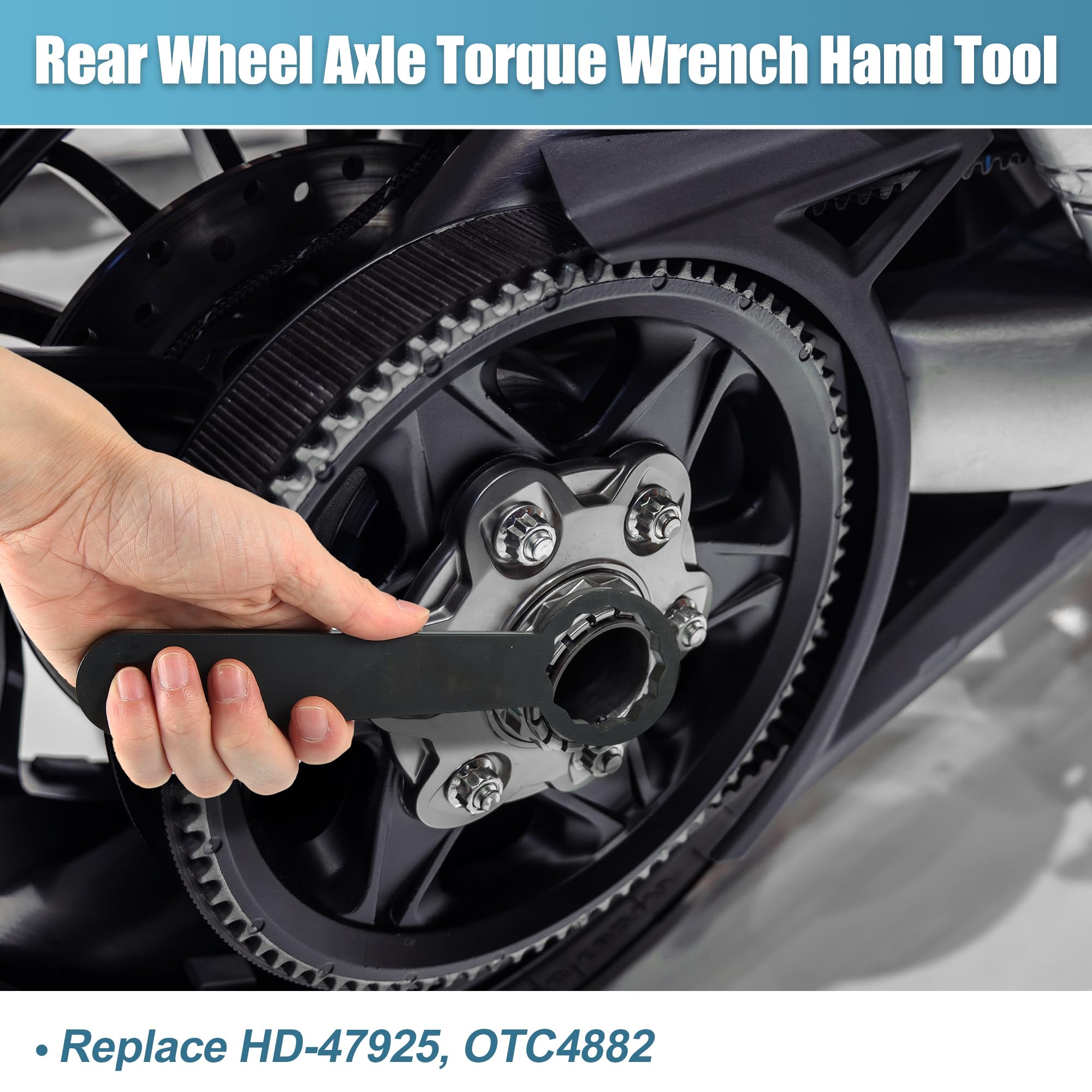 Motoforti durable black finish resists corrosion for longevity.