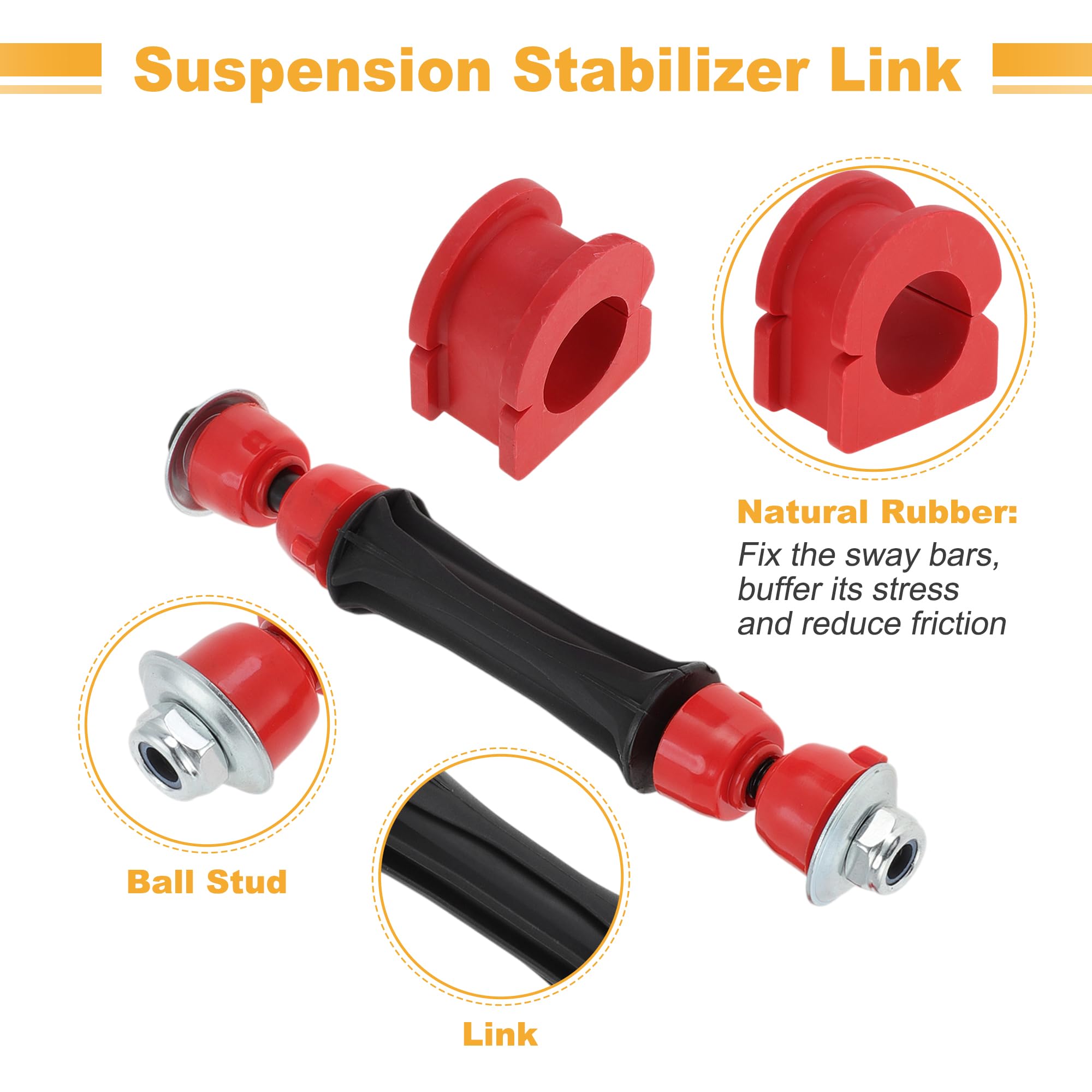 Motoforti GMC Yukon Sierra suspension link replacement highlights durability.