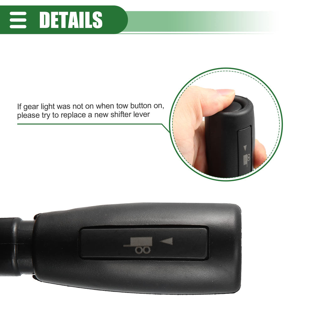 Durable black Motoforti shift lever with scratch resistant material.