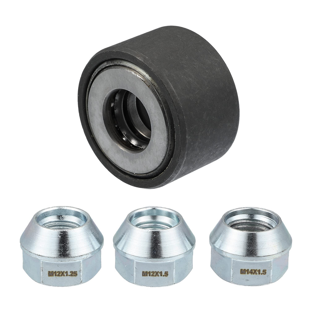 Motoforti universal wheel stud installer toolkit in use for quick setups.