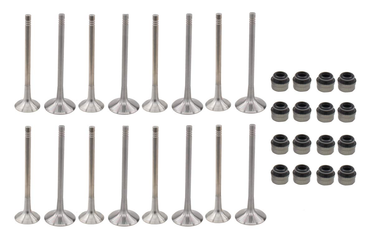 MOTOKU 16Pcs intake valves kit for Audi and VW, precise fit for improved engine breathing