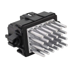 Motoku blower motor resistor compatibility list image shows broad GM vehicle coverage for easy replacement.