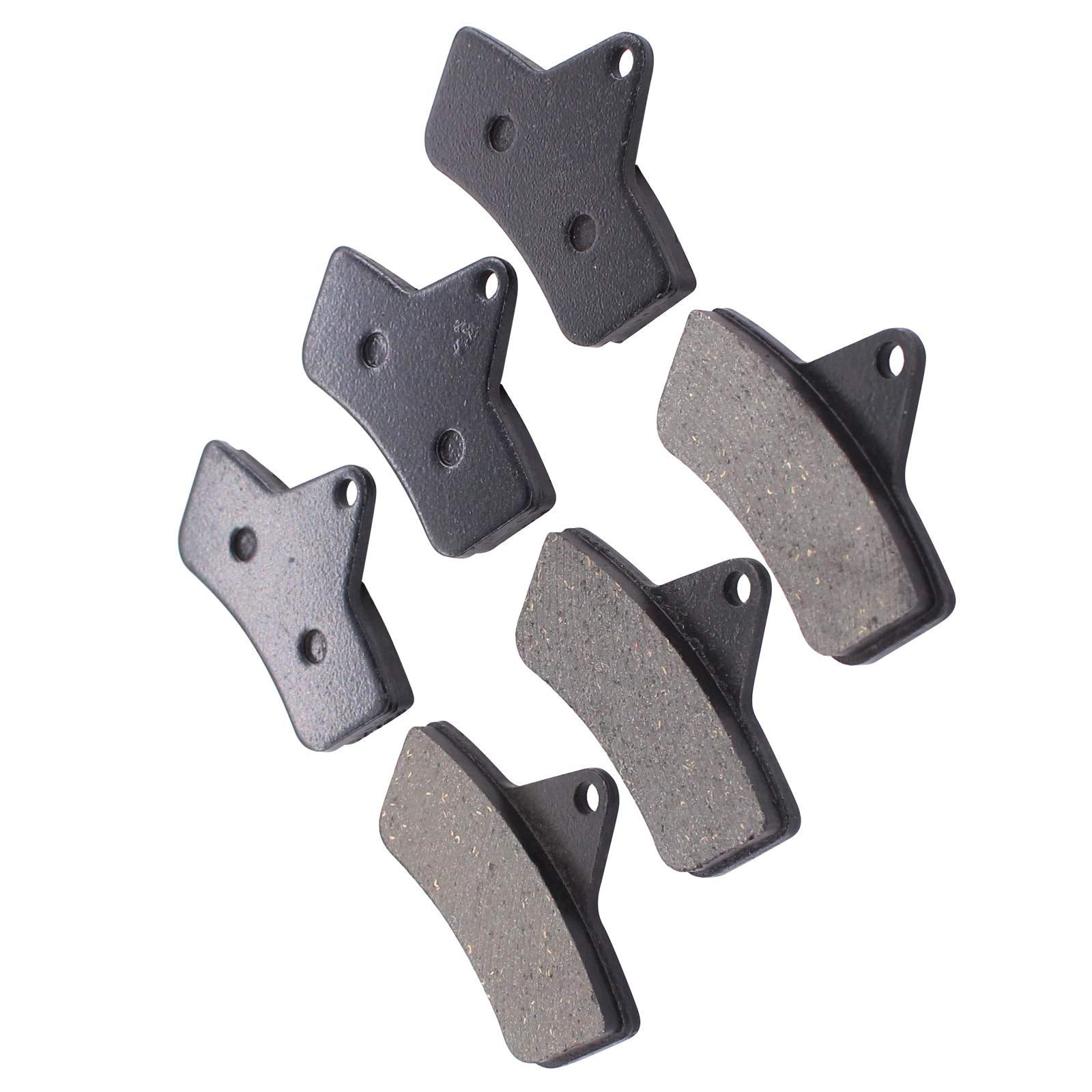 MOTOKU brake pads packaging shown as a dual-front-rear kit for easy installation